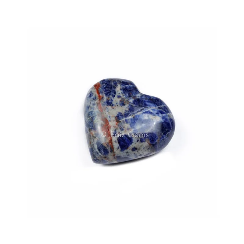 Sodalite Gemstone Heart