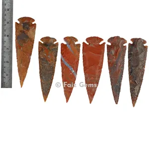 Indian Agate Arrowheads 5 Inches
