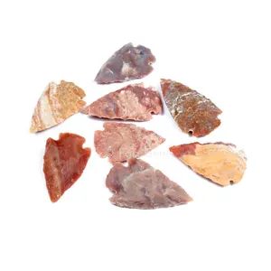 Fancy Jasper Arrowheads Of Size 1-1.5 Inches