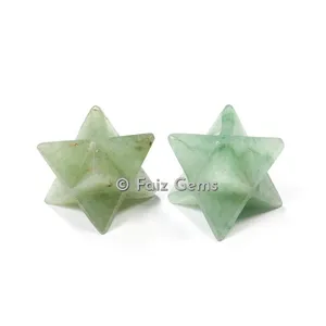 Green Aventurine Merkaba Star