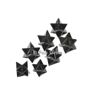 Black Agate Merkaba Star