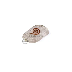 Selenite with Copper Coil Orgone Pendant