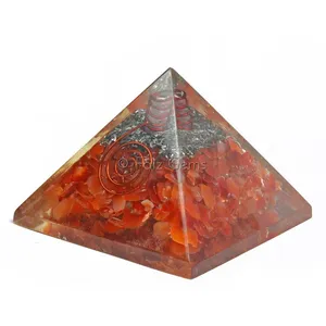 Carnelian  Orgonite Pyramid