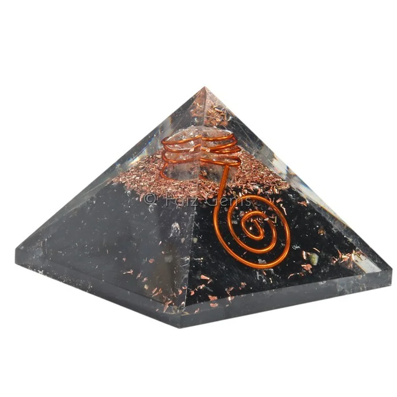 Black Tourmaline Orgonite Pyramid