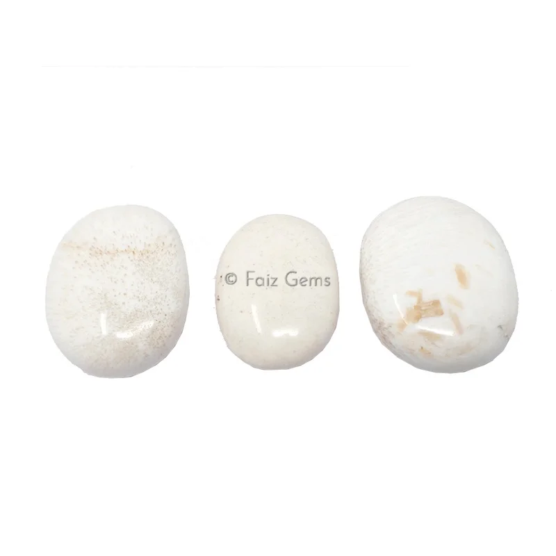 Scolecite Palm Stones