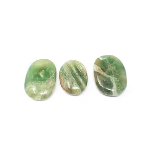 Green Fluorite Palm Stones
