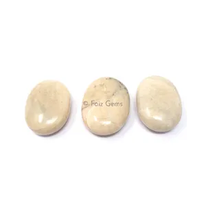 Cream Moonstone Palm Stones