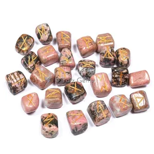 Rhodonite Rune Sets