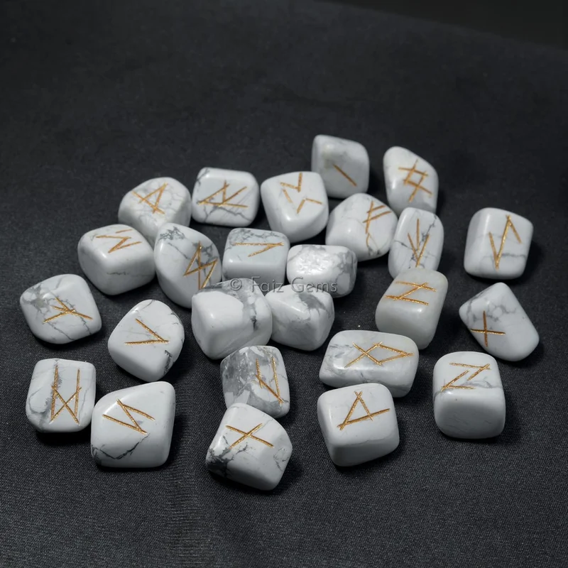 Howlite Rune Sets