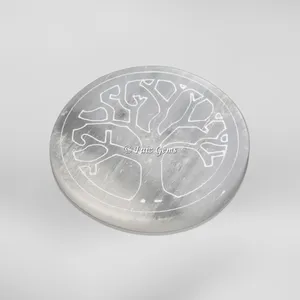 Tree of Life Selenite Charging Circle