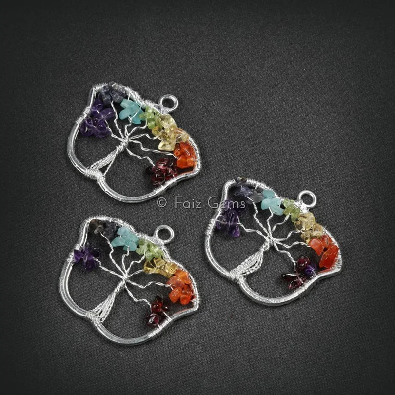 Butterfly Shape Tree of Life Pendants