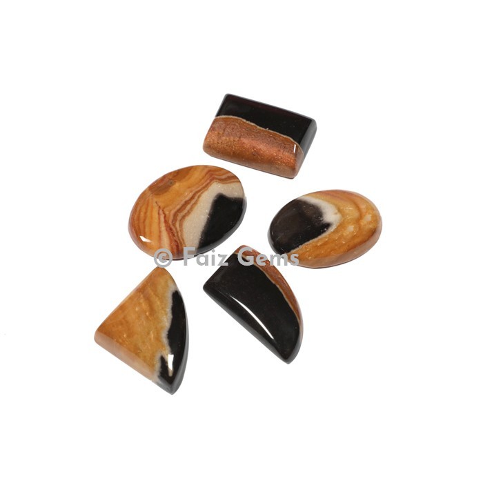 Zebra Agate Cabochons