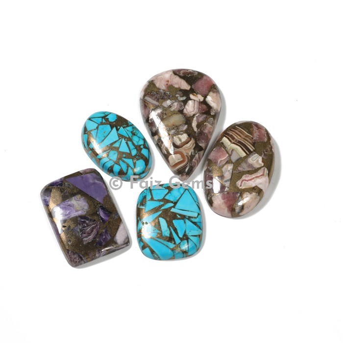 Mix Copper Cabochons