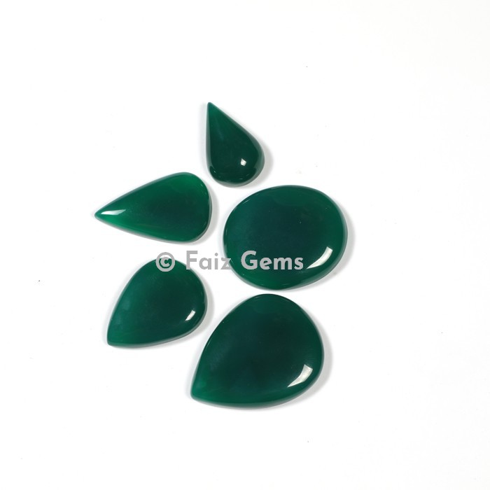 Green Onyx Cabochons