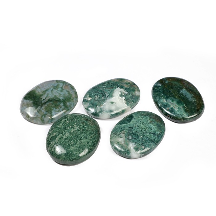 Moss Agate Gemstone Cabochons