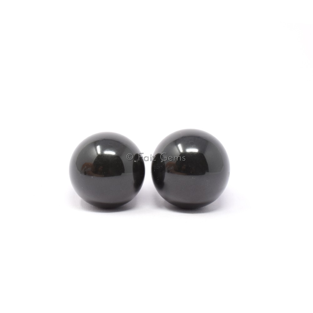 Black Obsidian Spheres