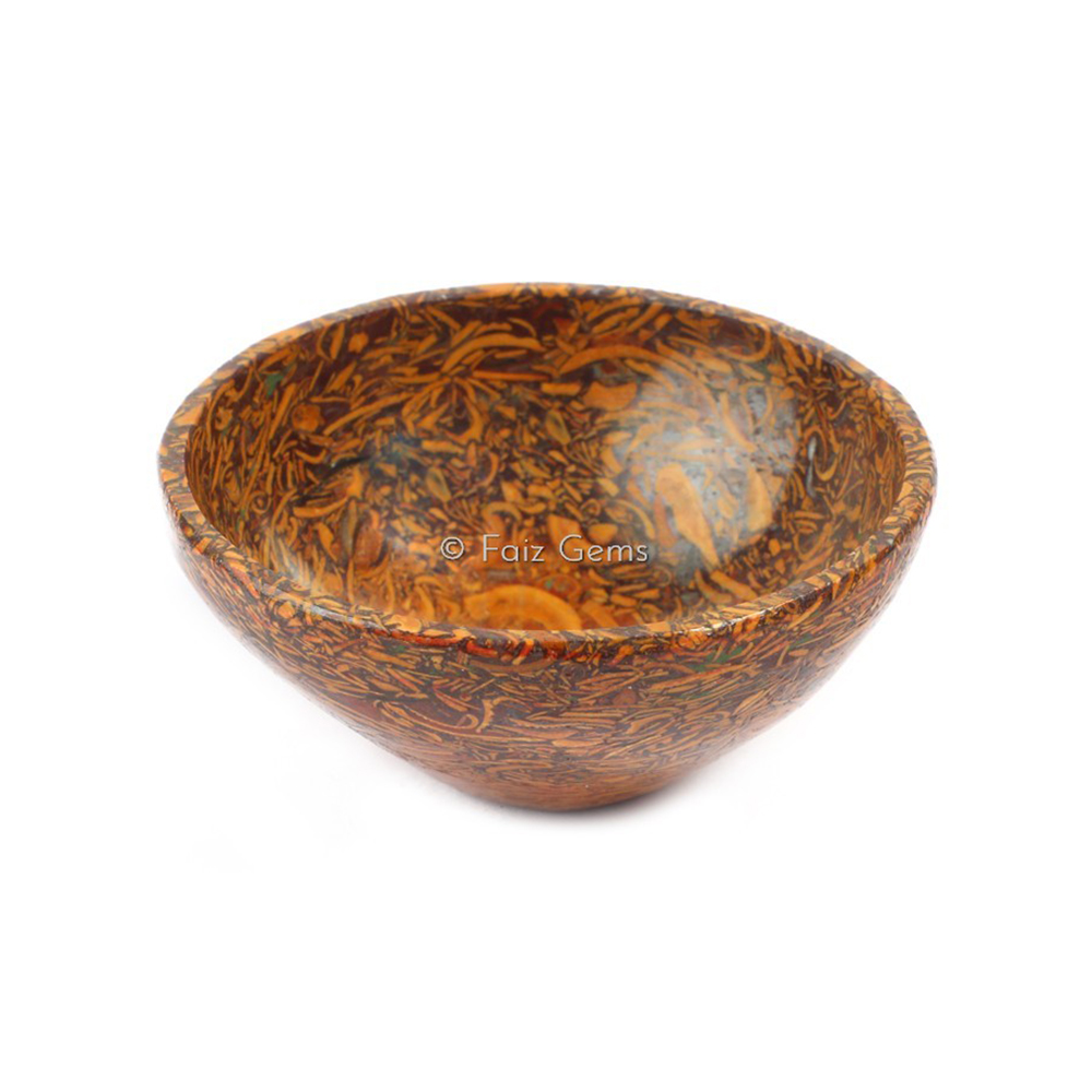 Calligraphy Agate Bowl