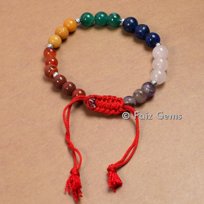 Chakra Bracelets Hand Wrapped