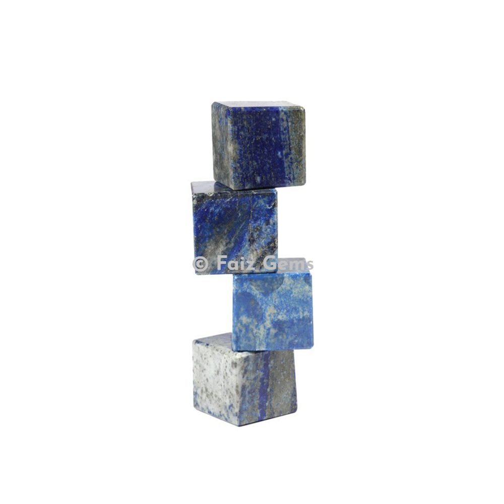 Lapis Lazuli Gemstone Cubes