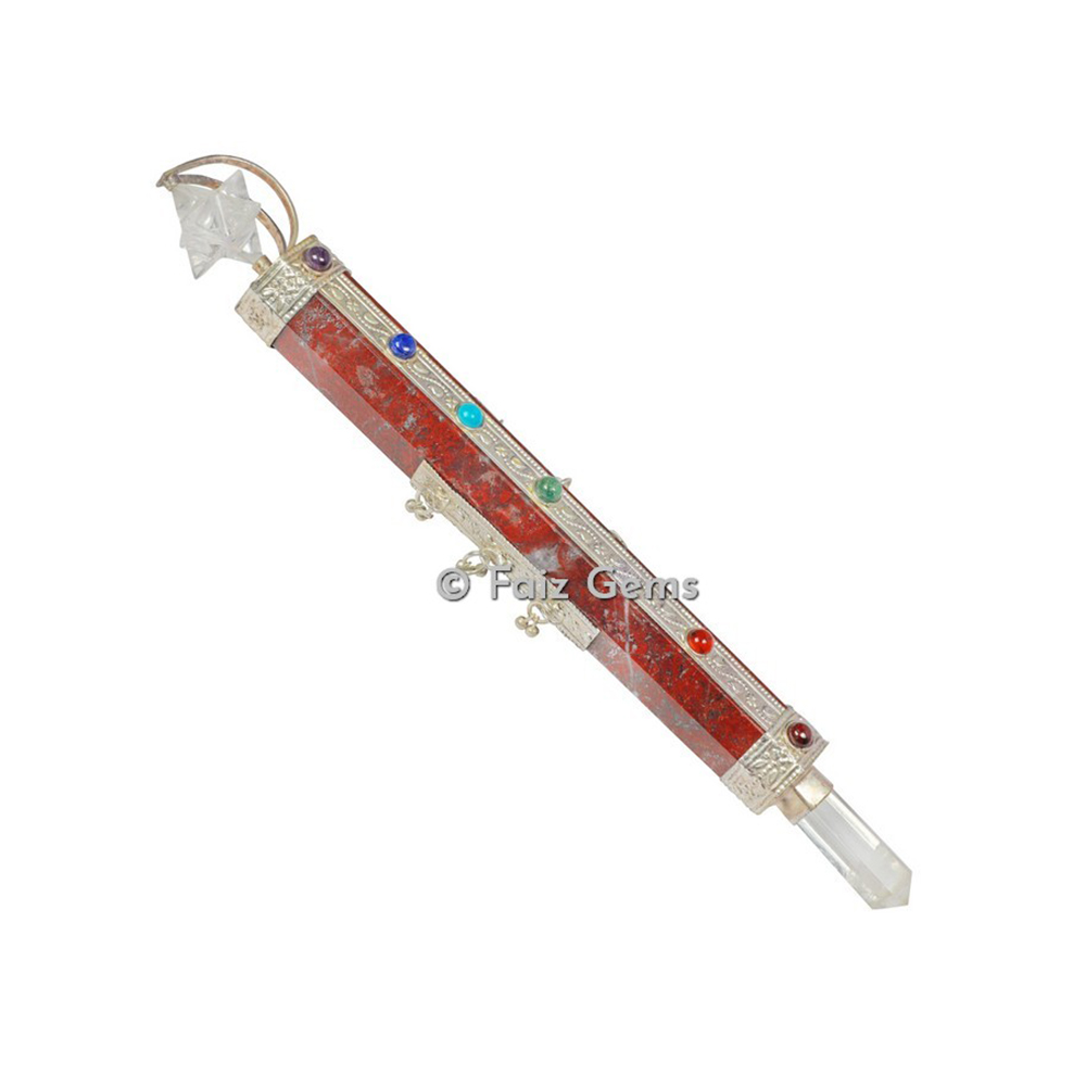 Red Jasper Chakra Merkaba Wands