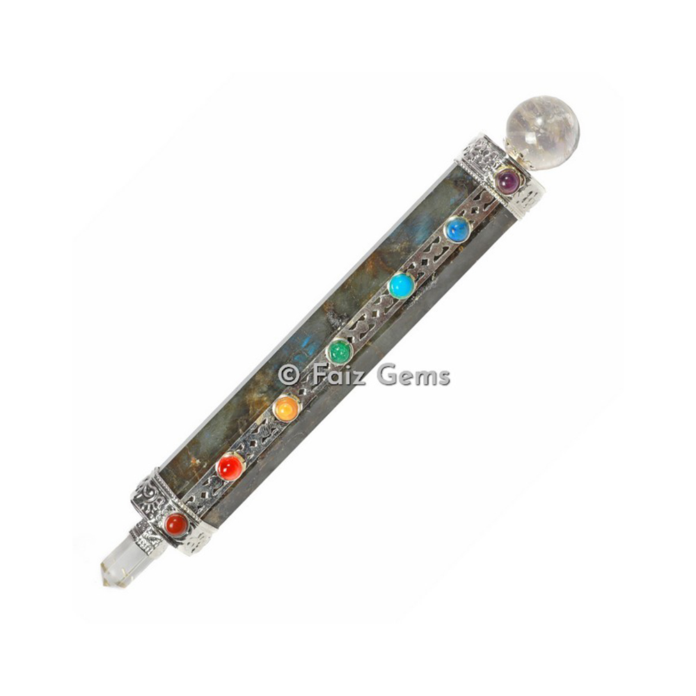 Labrodrite Chakra Healing Wands