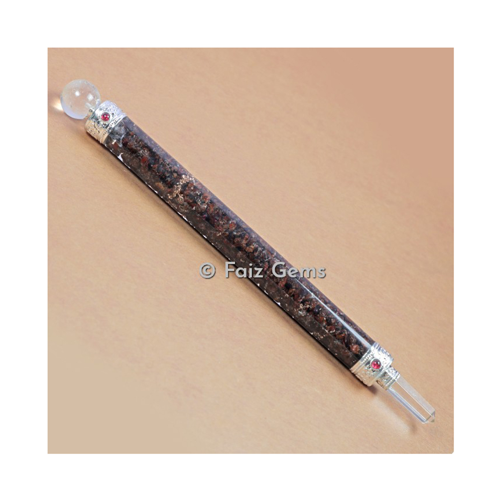 Garnet Orgonite Healing Wands