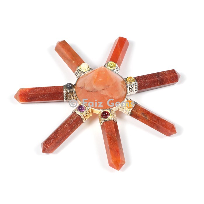 Aventurine Energy Generator with Chakra Cab