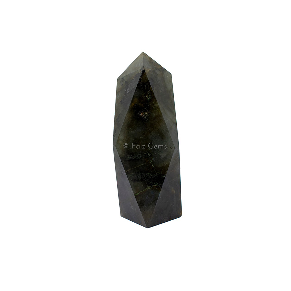 Labradorite Faceted Tower