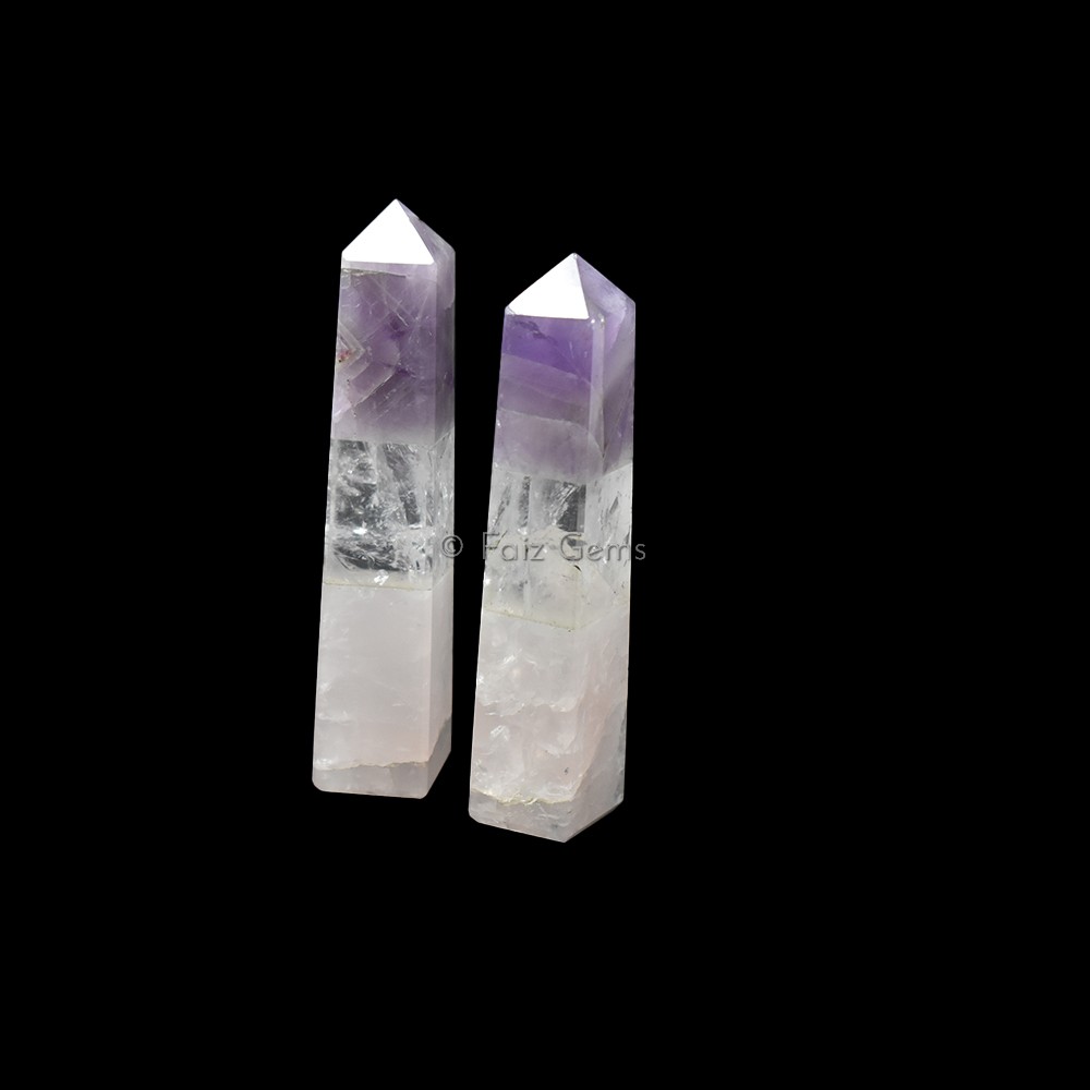 Rose Amethyst Crystal (RAC) Tower