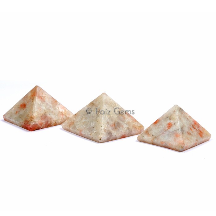 Sunstone Gemstone Pyramid