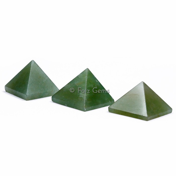 Green Aventurine Gemstone Pyramids