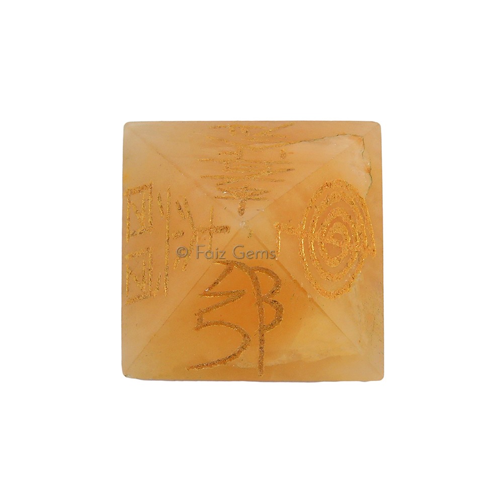 Peach Aventurine Reiki Pyramid