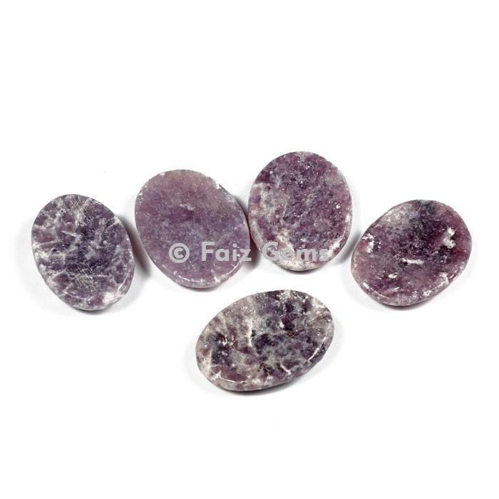 Lepidolite Worry Stone