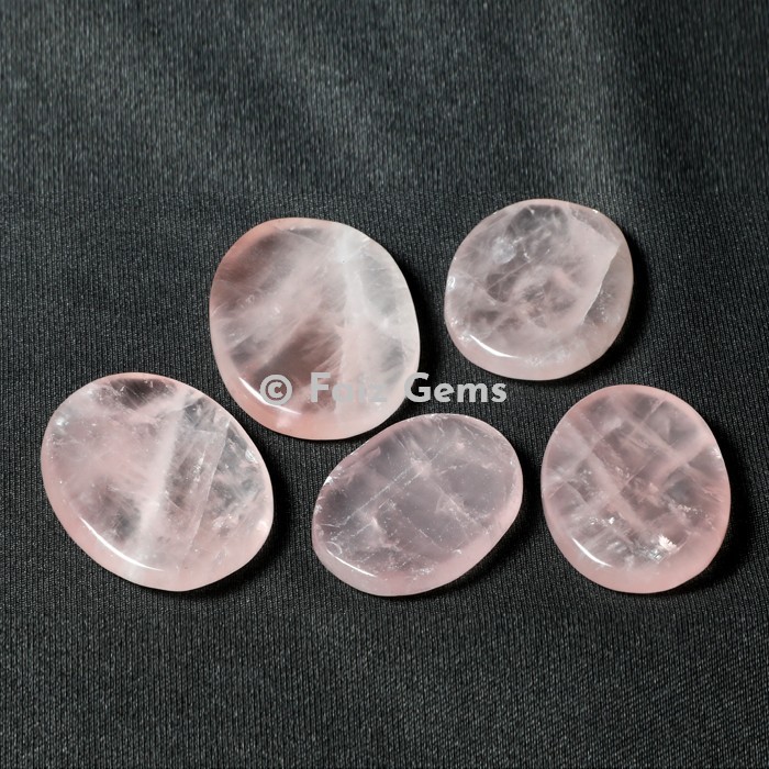 Rose Quartz Worry Stone