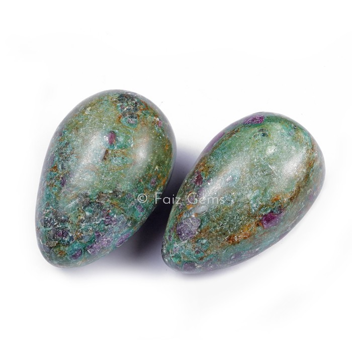 Ruby Fuchsite Gemstone Eggs