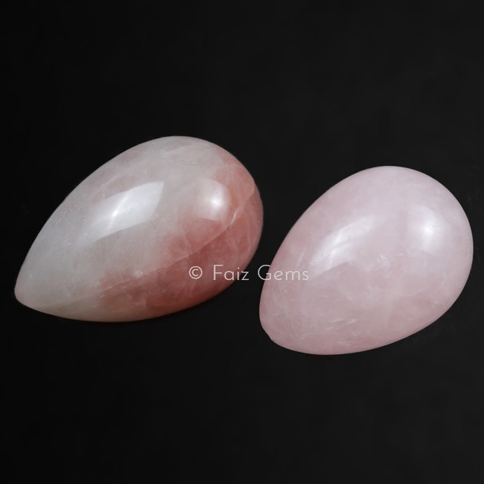 Rose Quartz Gemstone Eggs