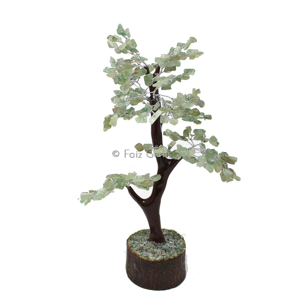Green Aventurine Mseal Wire Tree(150 Chips)