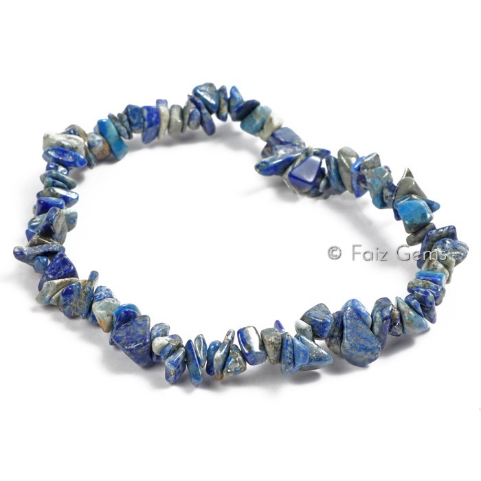 Lapis Lazuli Gemstone Chips Bracelets
