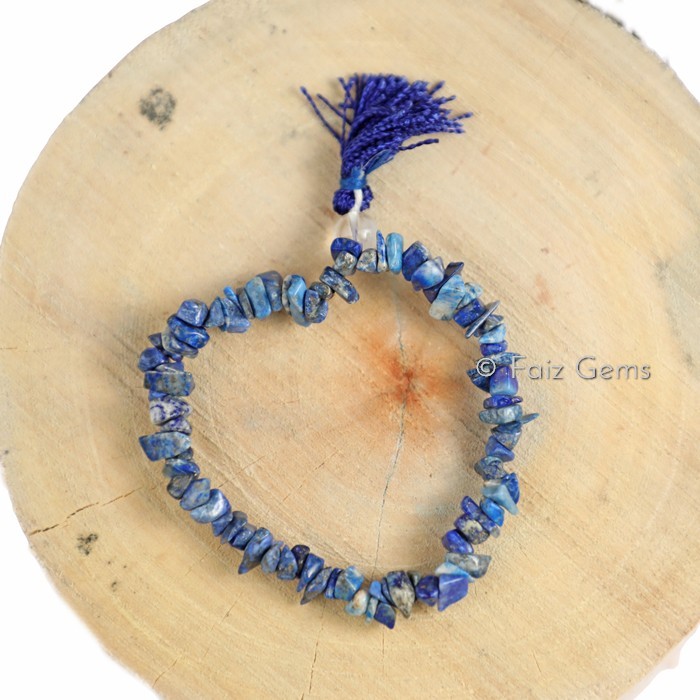 Lapis Lazuli Power Chips Gemstone Bracelets