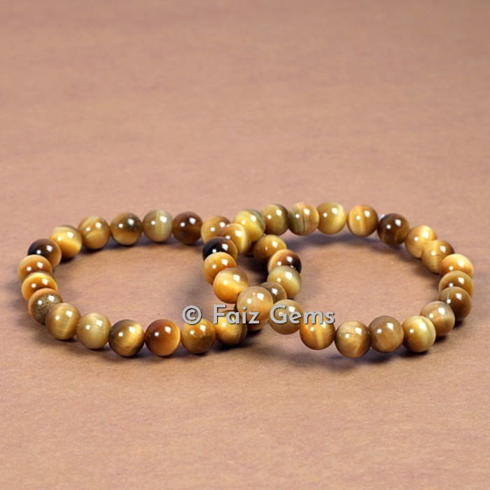 Lemon Tiger Eye Bracelets