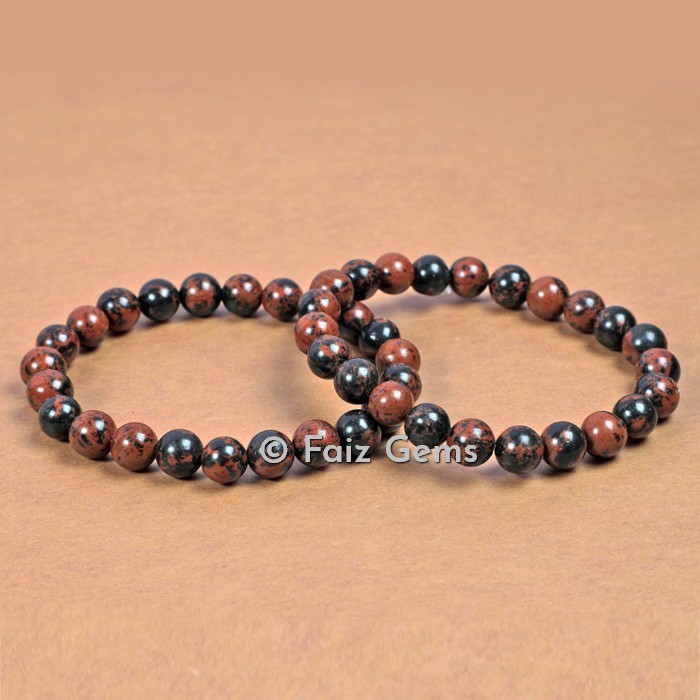 Mahogany Obsidian Bracelets