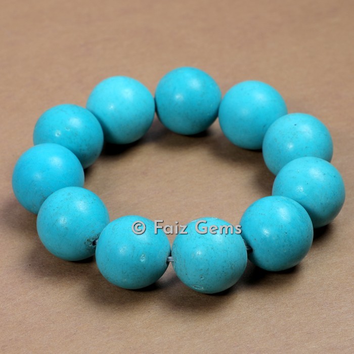 Turquoise Big Beads Bracelets