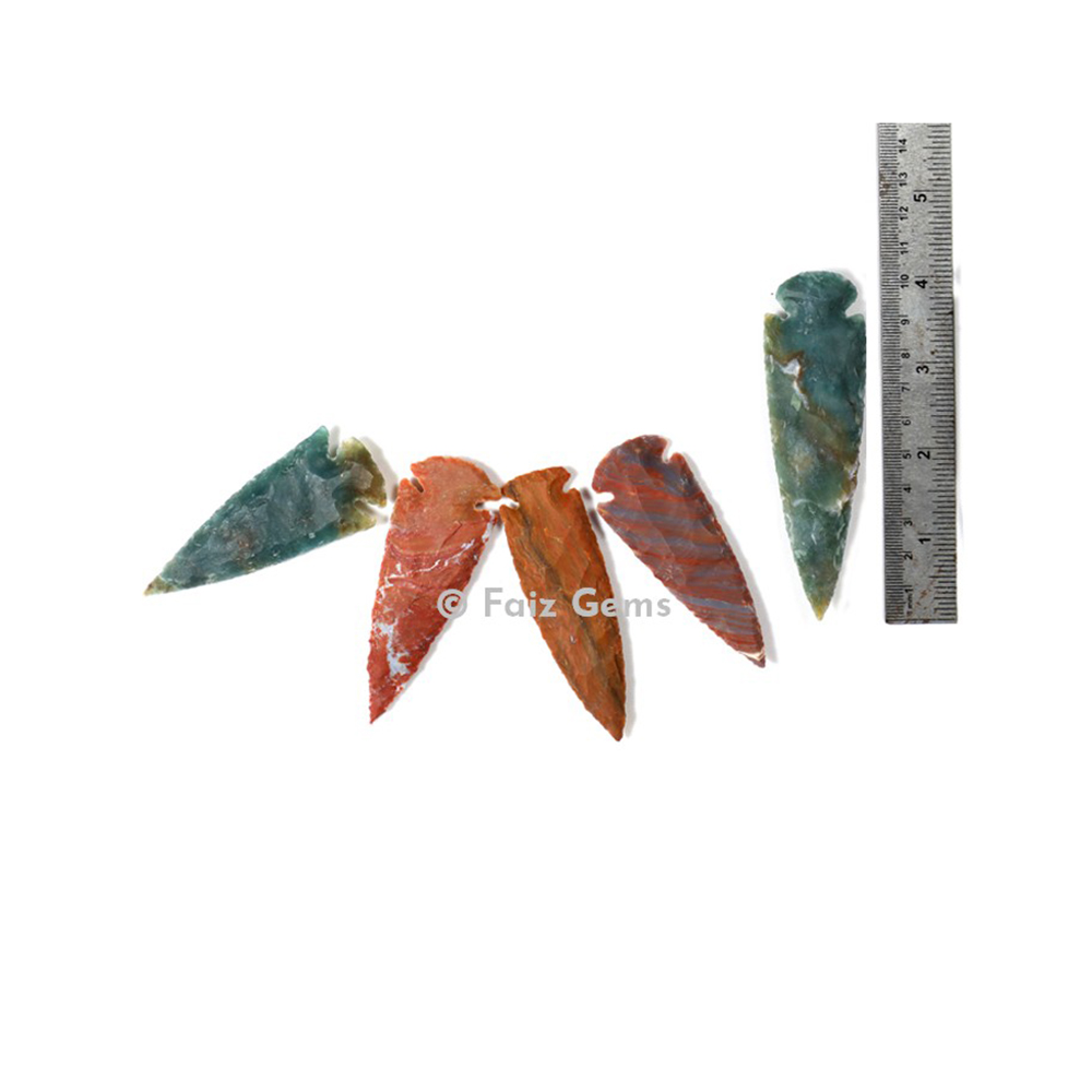 Indian Agate Arroweheads 4 Inches