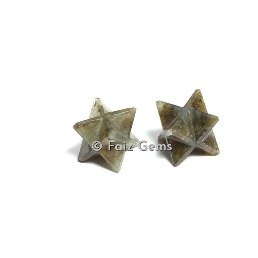 Labradorite Merkaba Star