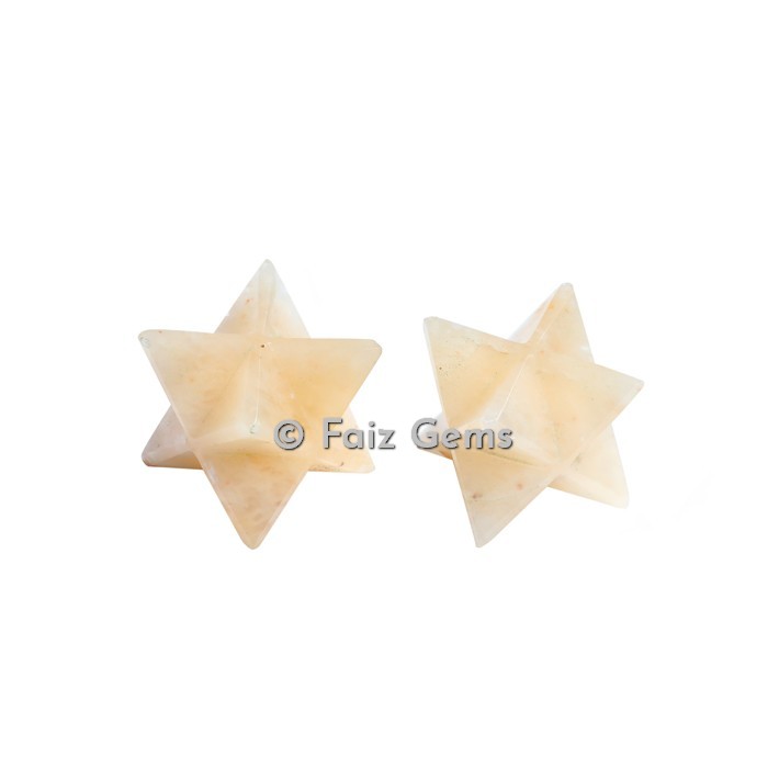 Yellow Aventurine Merkaba Star