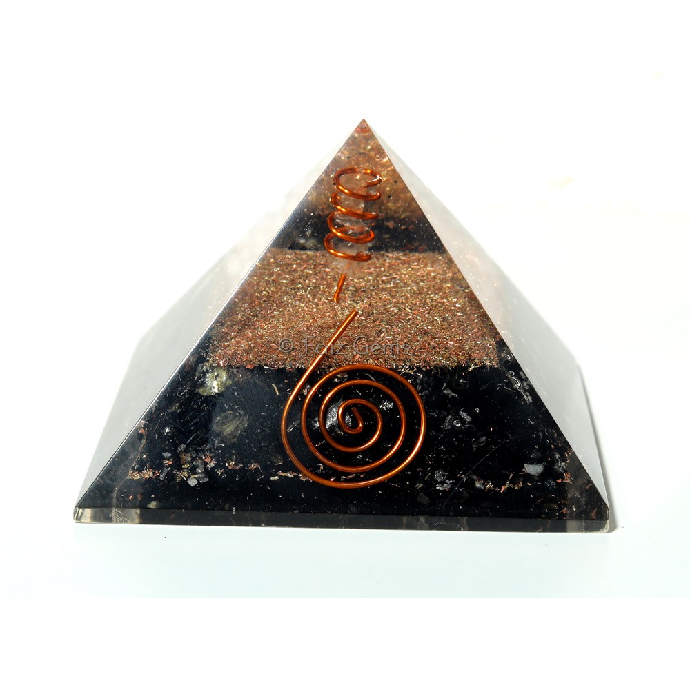 Black Tourmaline Orgonite Pyramids