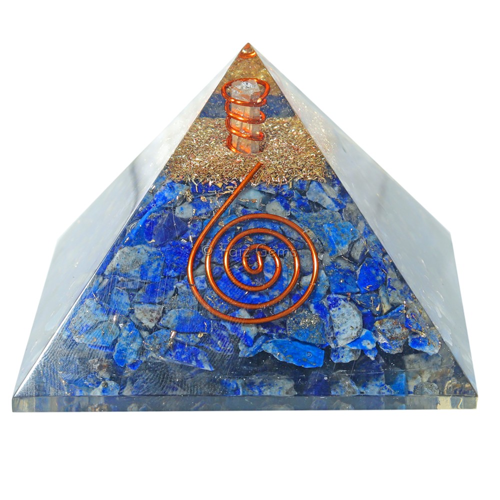 Lapis Lazuli Healing Orgonite Pyramids