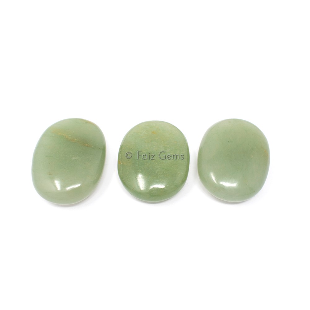 Green Aventurine Palm Stones