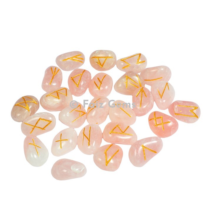 Rose Quartz Rune Set