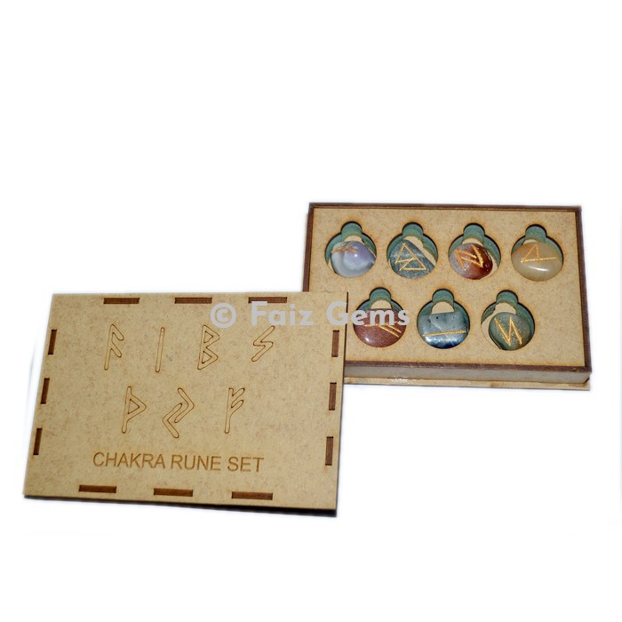 7pcs Chakra Rune Set with Box